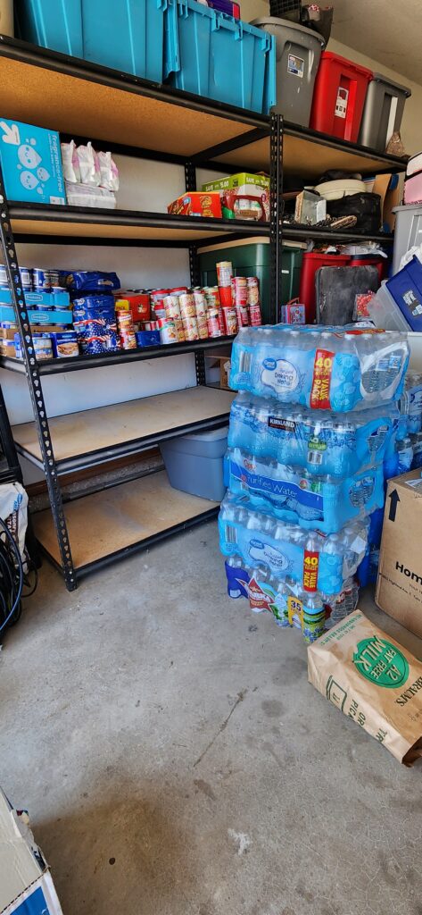 Donated Water and other items